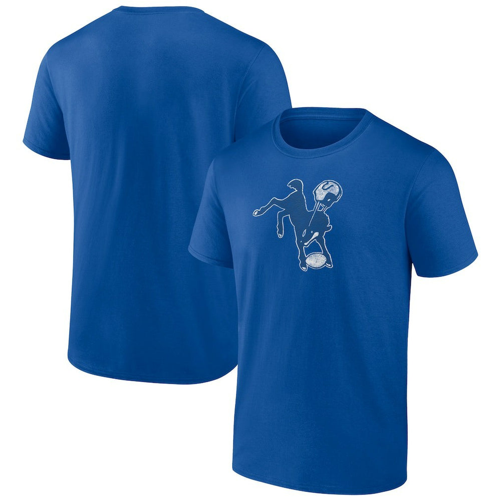 Indianapolis Colts Throwback T-Shirt - Royal T-shirts