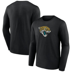 Jacksonville Jaguars Throwback Long Sleeve T-Shirt - Black T-shirts