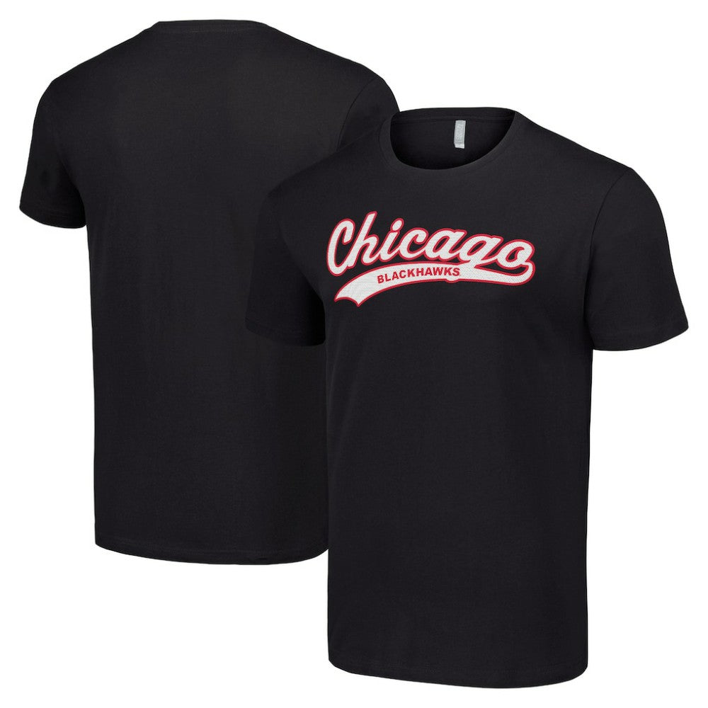 Chicago Blackhawks Starter Tailsweep T-Shirt - Black | US 200652541