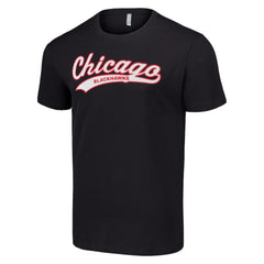 Chicago Blackhawks Starter Tailsweep T-Shirt - Black | US 200652541
