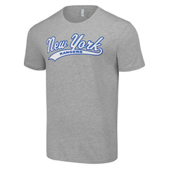 New York Rangers Starter Tailsweep T-Shirt - Heather Gray | US 200652573