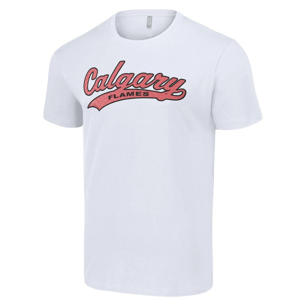Calgary Flames Starter Tailsweep T-Shirt - White | US 200652612