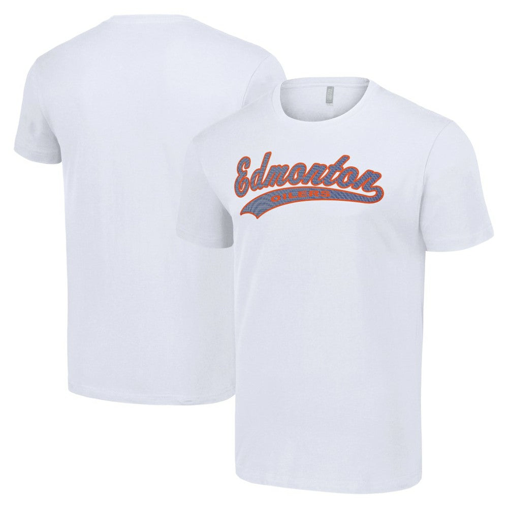 Edmonton Oilers Starter Tailsweep T-Shirt - White | US 200652619