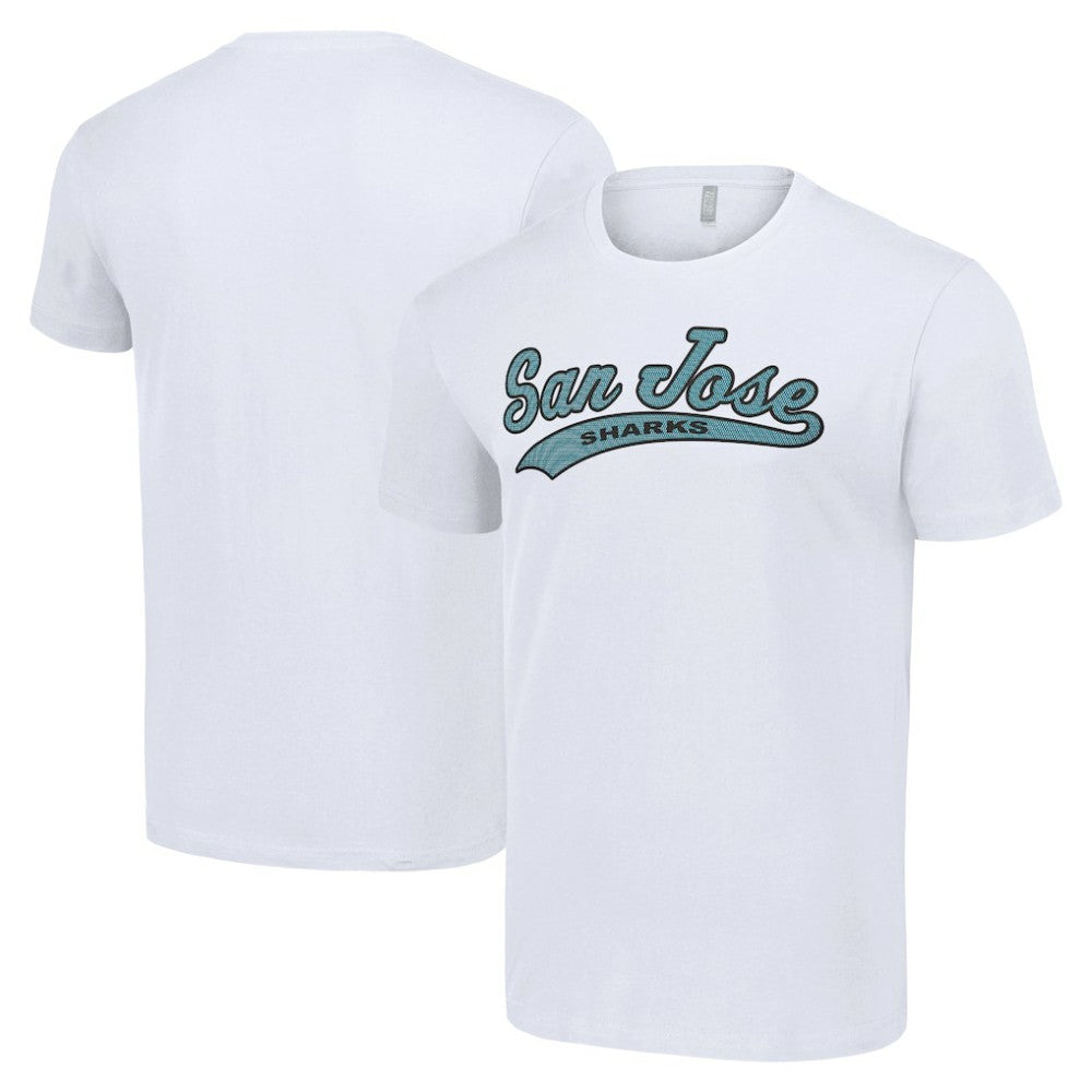 San Jose Sharks Starter Tailsweep T-Shirt - White | US 200652632