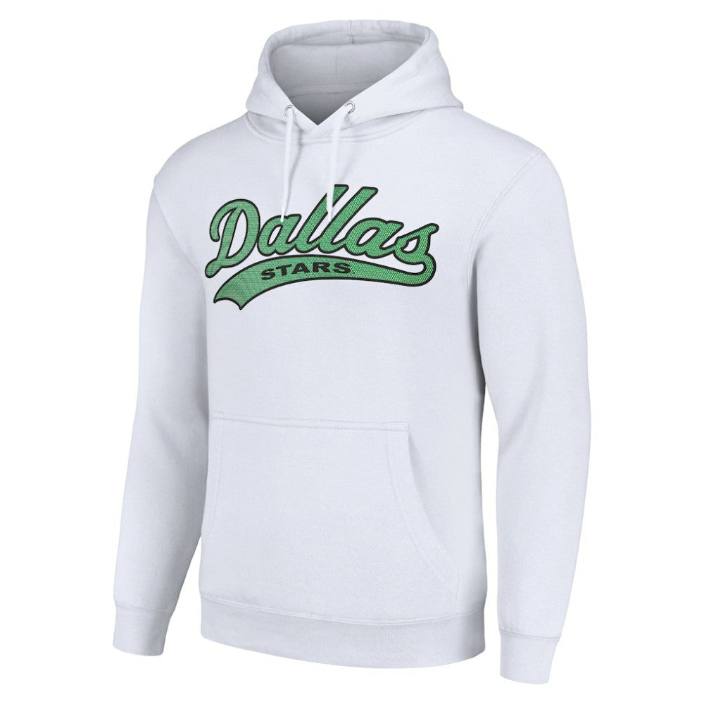 Dallas Stars Starter Tailsweep Fleece Tri-Blend Pullover Hoodie - White | US 200652655