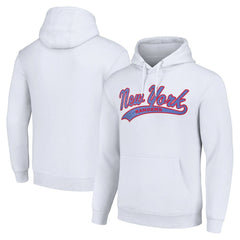 New York Rangers Starter Tailsweep Fleece Tri-Blend Pullover Hoodie - White | US 200652665
