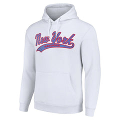 New York Rangers Starter Tailsweep Fleece Tri-Blend Pullover Hoodie - White | US 200652665