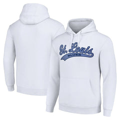St. Louis Blues Starter Tailsweep Fleece Tri-Blend Pullover Hoodie - White | US 200652672