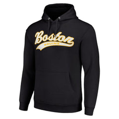 Boston Bruins Starter Tailsweep Fleece Tri-Blend Pullover Hoodie - Black | US 200652712