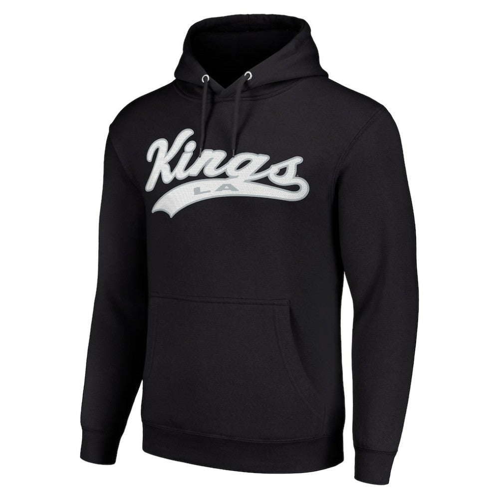 Los Angeles Kings Starter Tailsweep Fleece Tri-Blend Pullover Hoodie - Black | US 200652718