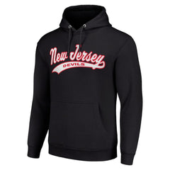 New Jersey Devils Starter Tailsweep Fleece Tri-Blend Pullover Hoodie - Black | US 200652720