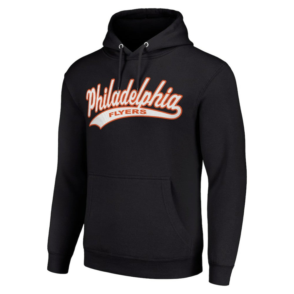 Philadelphia Flyers Starter Tailsweep Fleece Tri-Blend Pullover Hoodie - Black | US 200652722