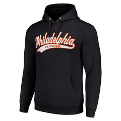 Philadelphia Flyers Starter Tailsweep Fleece Tri-Blend Pullover Hoodie - Black | US 200652722