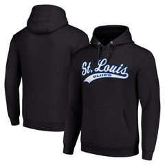 St. Louis Blues Starter Tailsweep Fleece Tri-Blend Pullover Hoodie - Black | US 200652726