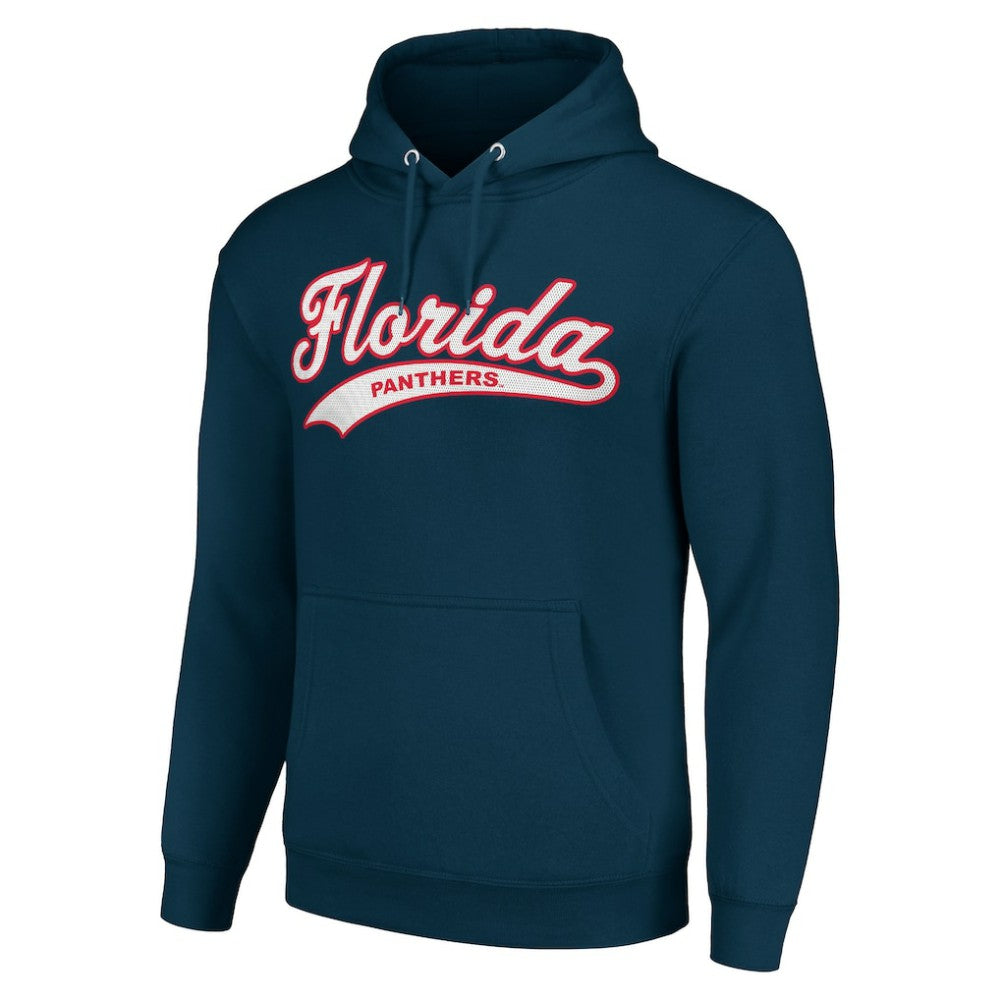 Florida Panthers Starter Tailsweep Fleece Tri-Blend Pullover Hoodie - Navy | US 200652729
