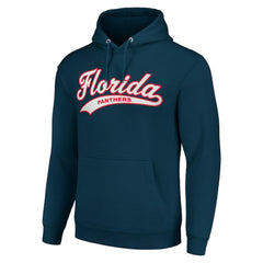 Florida Panthers Starter Tailsweep Fleece Tri-Blend Pullover Hoodie - Navy | US 200652729