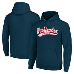 Washington Capitals Starter Tailsweep Fleece Tri-Blend Pullover Hoodie - Navy | US 200652736