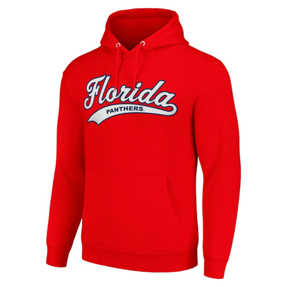 Florida Panthers Starter Tailsweep Fleece Tri-Blend Pullover Hoodie - Red | US 200652742