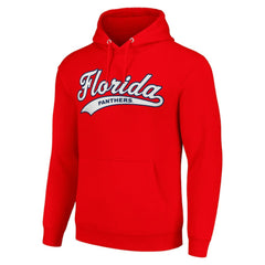 Florida Panthers Starter Tailsweep Fleece Tri-Blend Pullover Hoodie - Red | US 200652742