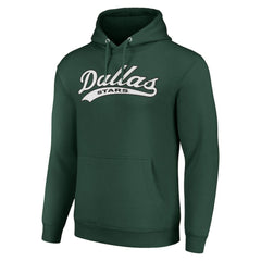 Dallas Stars Starter Tailsweep Fleece Tri-Blend Pullover Hoodie - Green | US 200652753