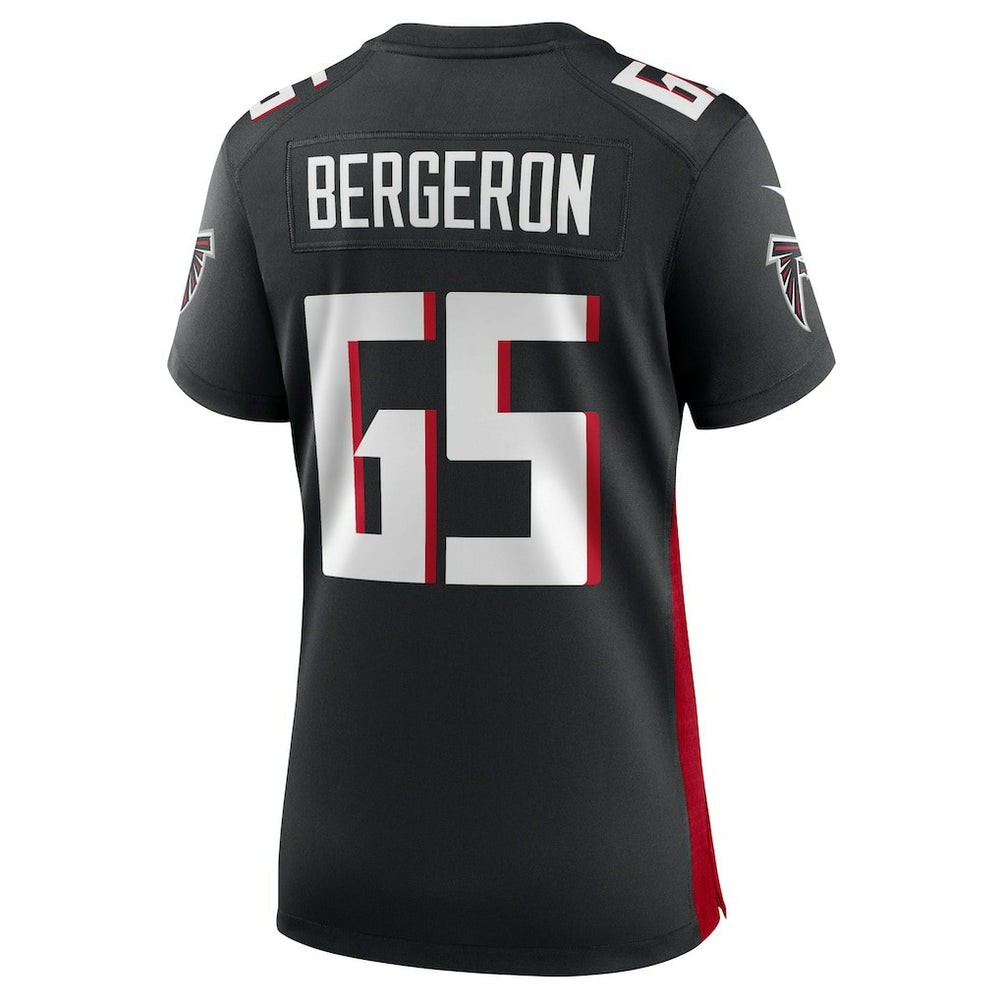 Matthew Bergeron Atlanta Falcons Women's Team Game Jersey - Black Jerseys