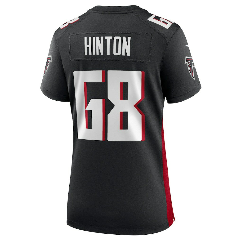Kyle Hinton Atlanta Falcons Women's Team Game Jersey - Black Jerseys