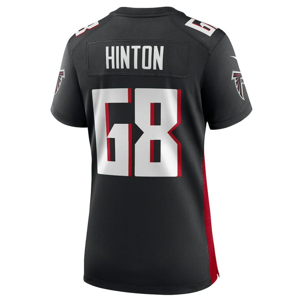 Kyle Hinton Atlanta Falcons Women's Team Game Jersey - Black Jerseys