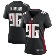 Zach Harrison Atlanta Falcons Women's Team Game Jersey - Black Jerseys
