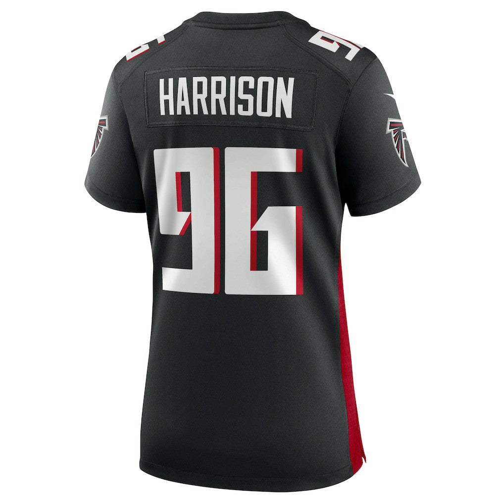 Zach Harrison Atlanta Falcons Women's Team Game Jersey - Black Jerseys