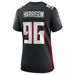 Zach Harrison Atlanta Falcons Women's Team Game Jersey - Black Jerseys