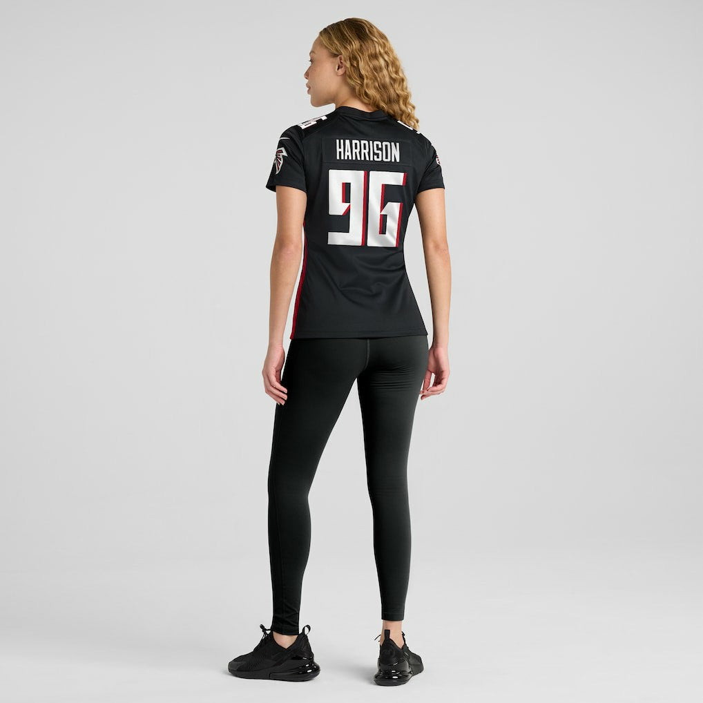 Zach Harrison Atlanta Falcons Women's Team Game Jersey - Black Jerseys