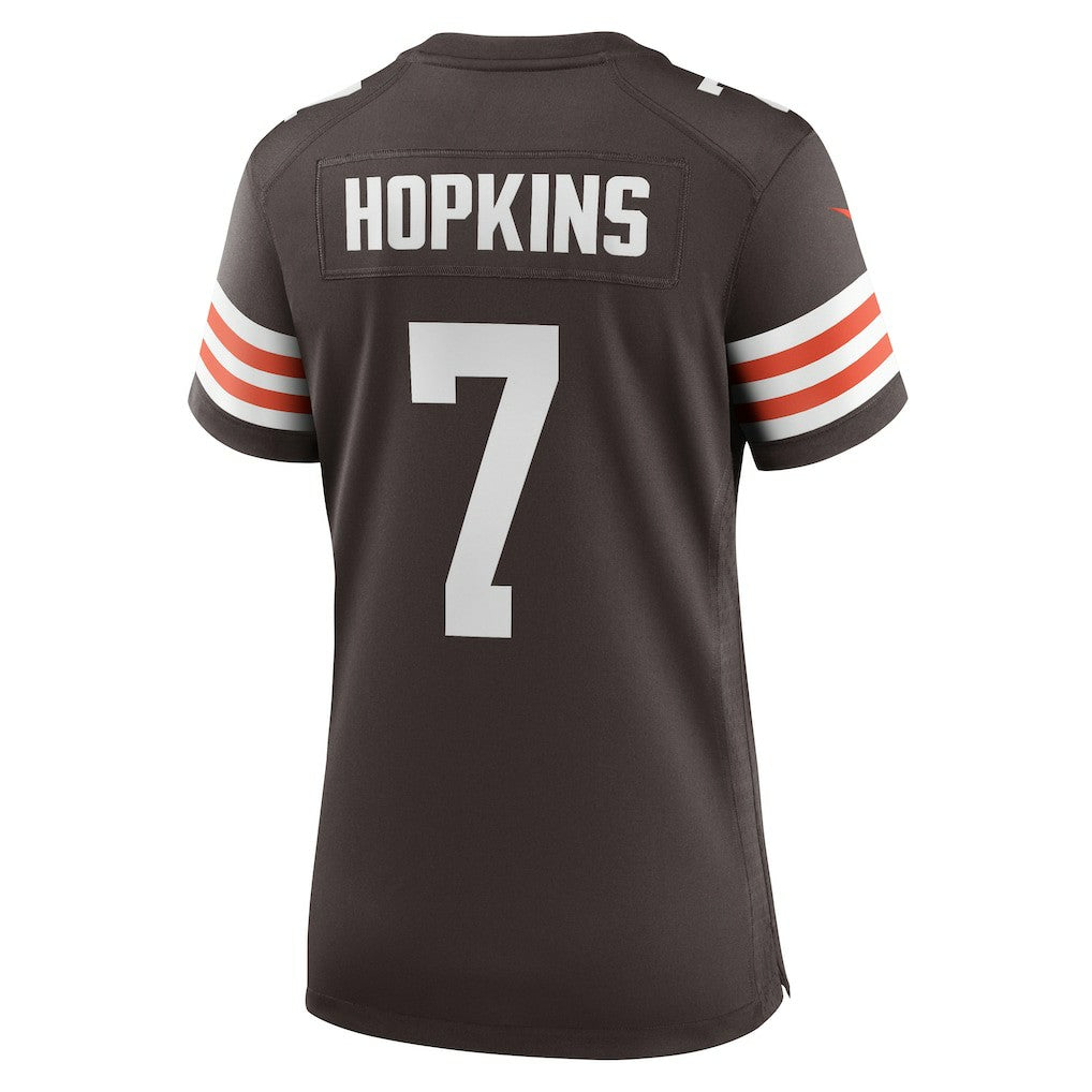Dustin Hopkins Cleveland Browns Women's Team Game Jersey - Brown Jerseys