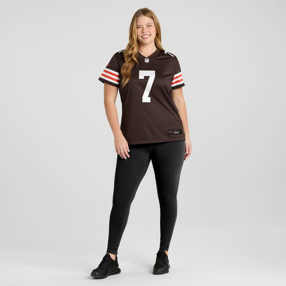 Dustin Hopkins Cleveland Browns Women's Team Game Jersey - Brown Jerseys