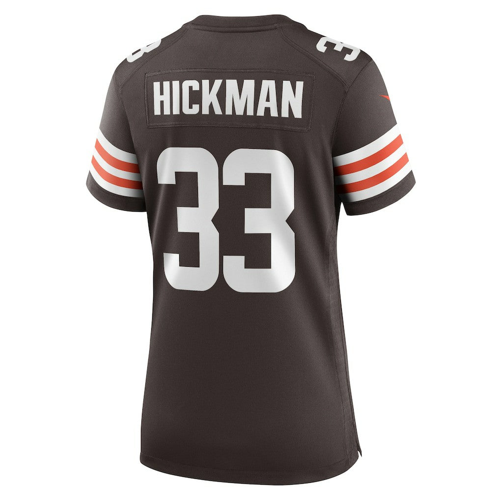 Ronnie Hickman Cleveland Browns Women's Team Game Jersey - Brown Jerseys