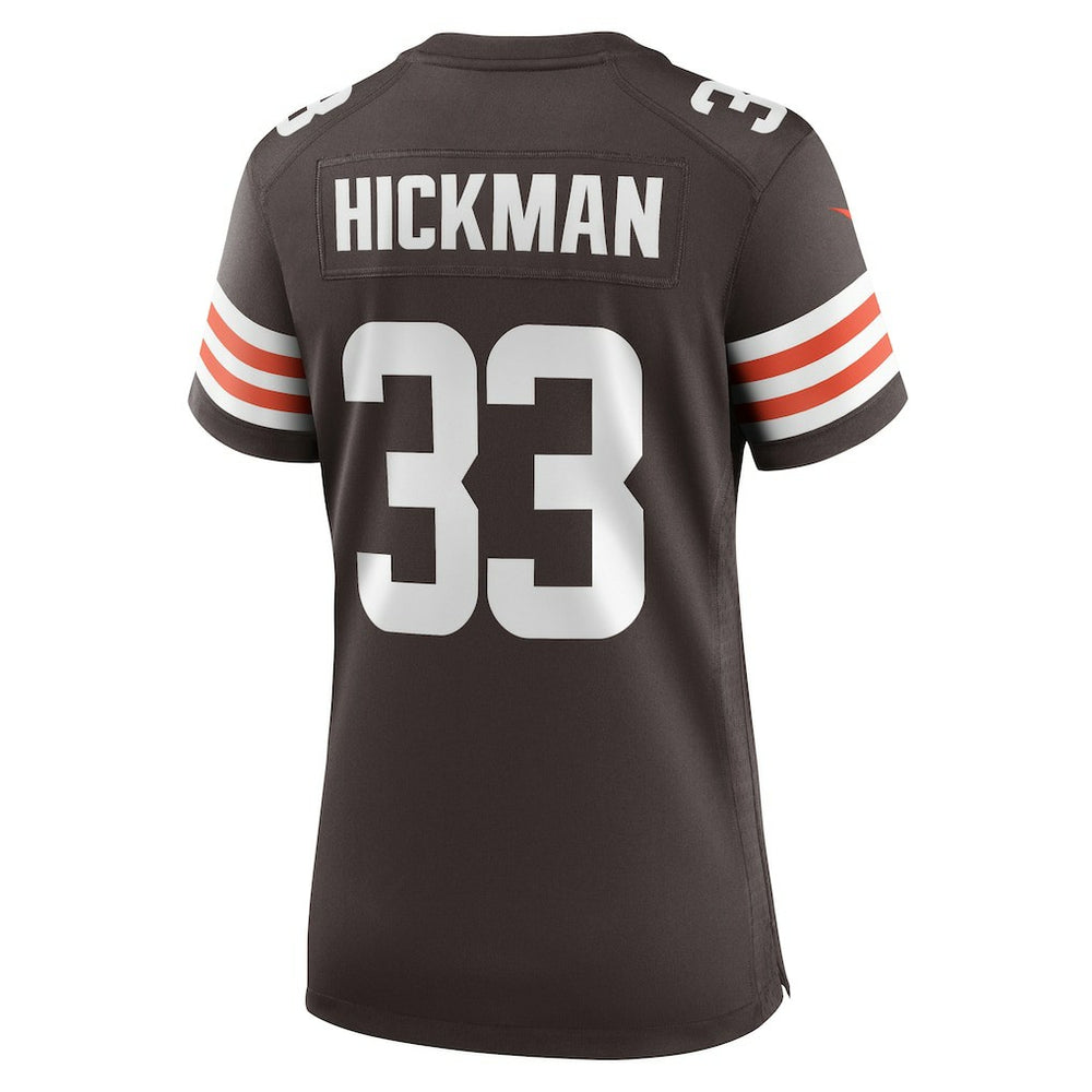 Ronnie Hickman Cleveland Browns Women's Team Game Jersey - Brown Jerseys