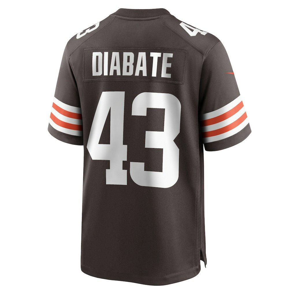 Mohamoud Diabate Cleveland Browns Team Game Jersey - Brown Jerseys