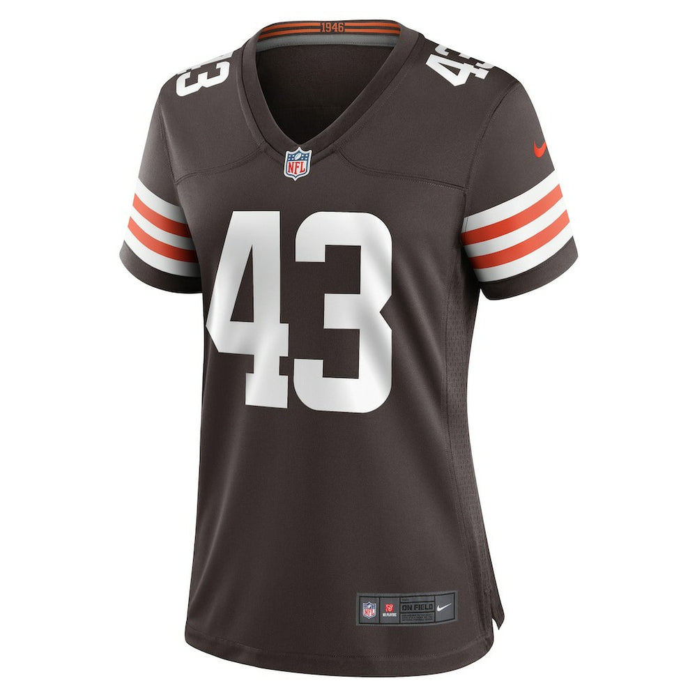 Mohamoud Diabate Cleveland Browns Women's Team Game Jersey - Brown Jerseys