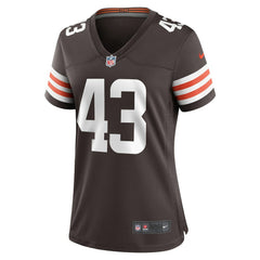Mohamoud Diabate Cleveland Browns Women's Team Game Jersey - Brown Jerseys