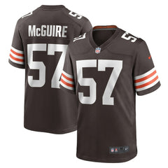 Isaiah McGuire Cleveland Browns Team Game Jersey - Brown Jerseys