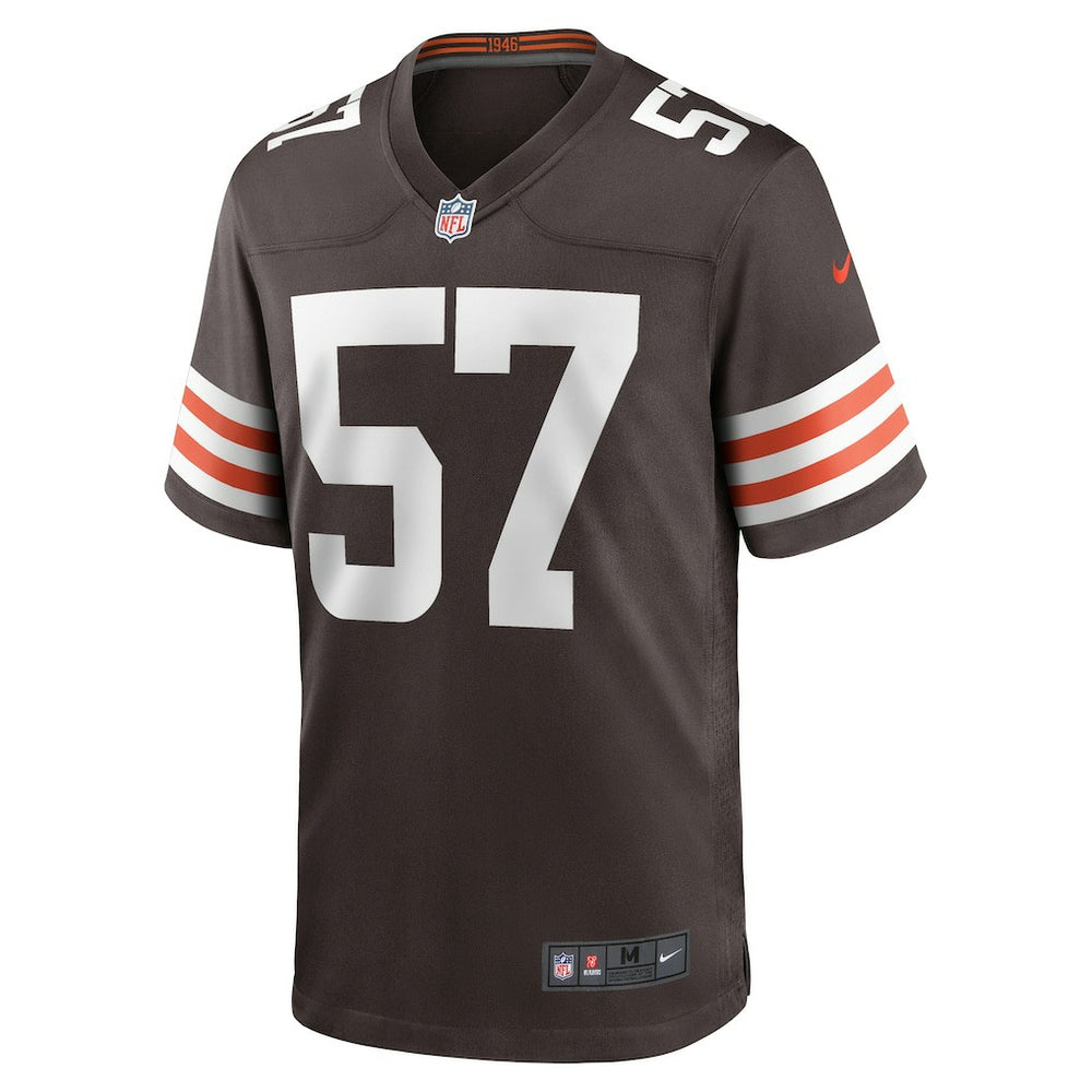 Isaiah McGuire Cleveland Browns Team Game Jersey - Brown Jerseys