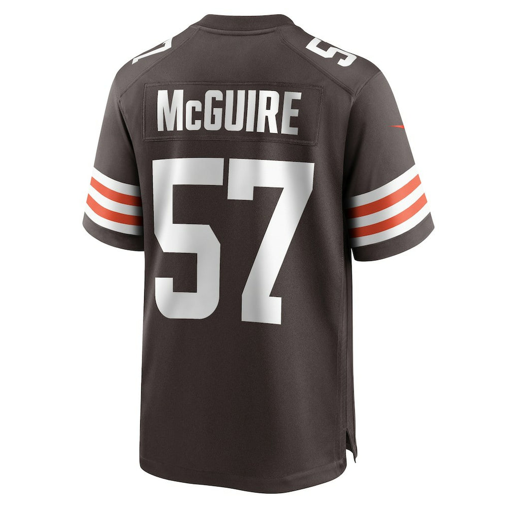 Isaiah McGuire Cleveland Browns Team Game Jersey - Brown Jerseys