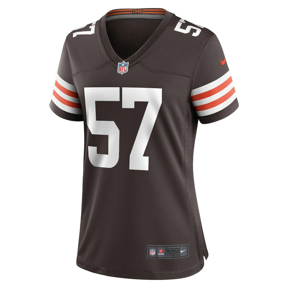 Isaiah McGuire Cleveland Browns Women's Team Game Jersey - Brown Jerseys