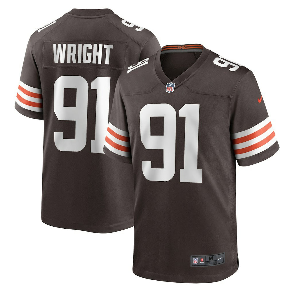 Alex Wright Cleveland Browns Team Game Jersey - Brown Jerseys