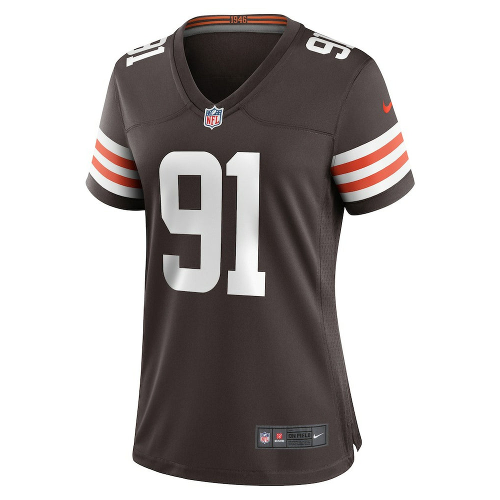 Alex Wright Cleveland Browns Women's Team Game Jersey - Brown Jerseys