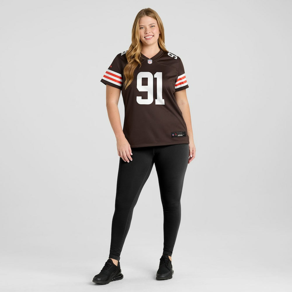 Alex Wright Cleveland Browns Women's Team Game Jersey - Brown Jerseys