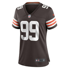 Za'Darius Smith Cleveland Browns Women's Team Game Jersey - Brown Jerseys