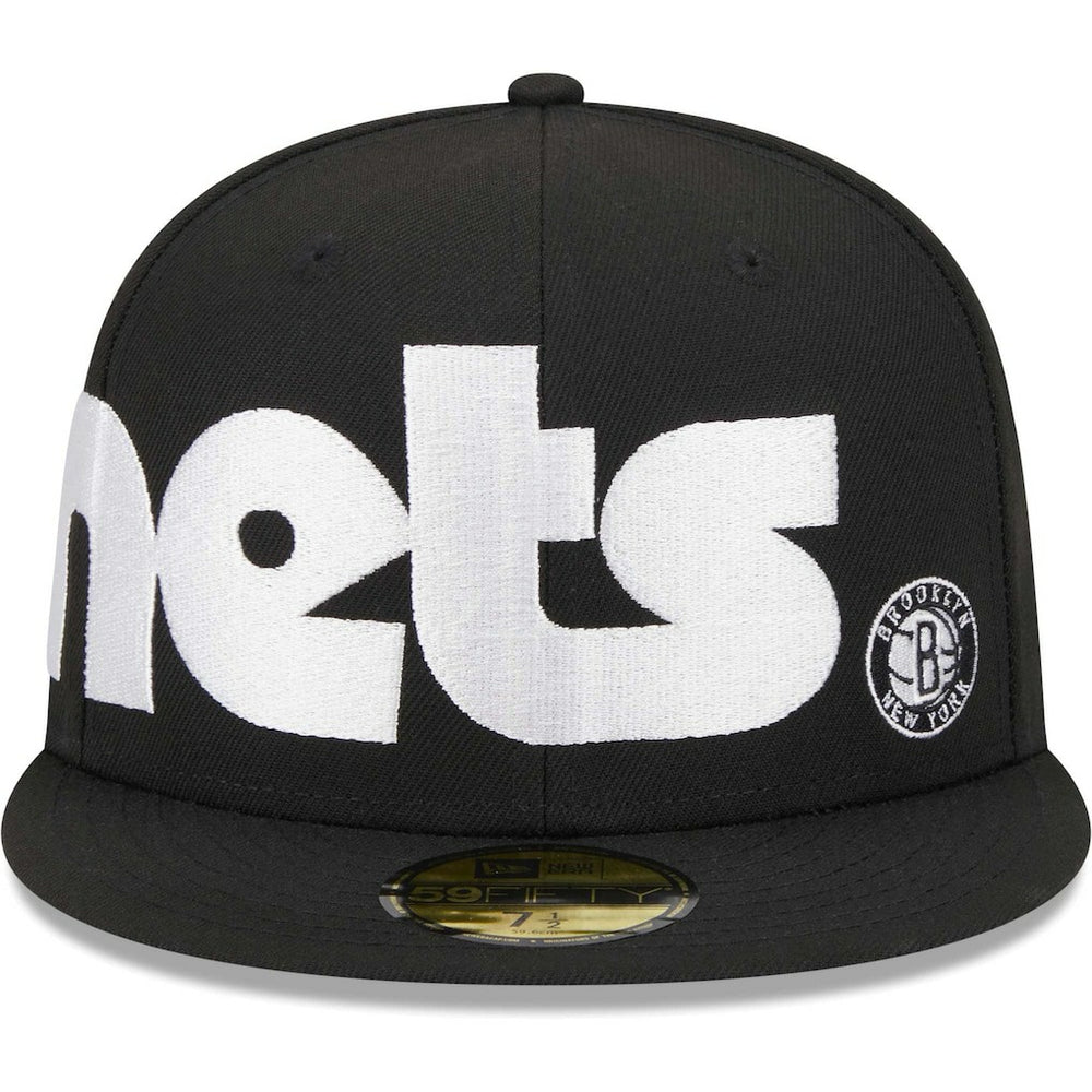 Brooklyn Nets Checkerboard UV 59FIFTY Fitted Hat Black - New Era