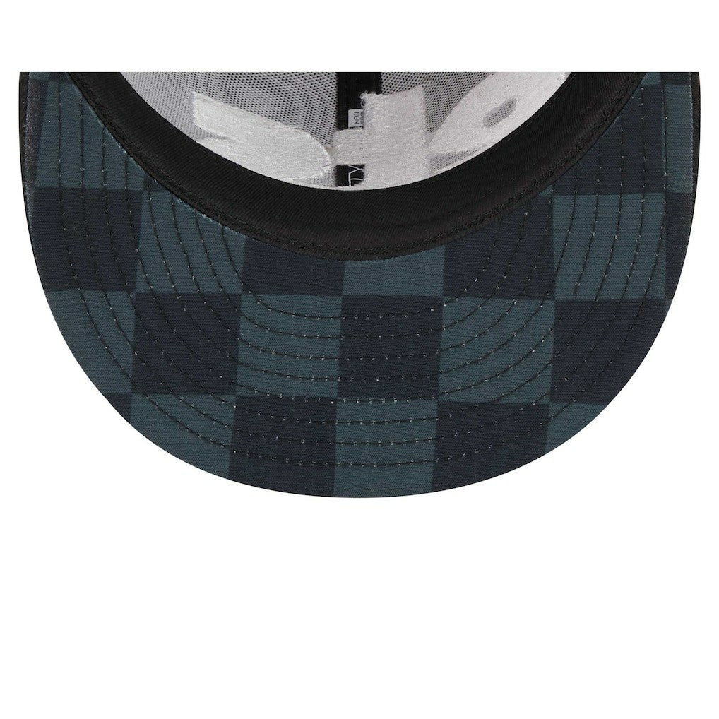 Brooklyn Nets Checkerboard UV 59FIFTY Fitted Hat Black - New Era