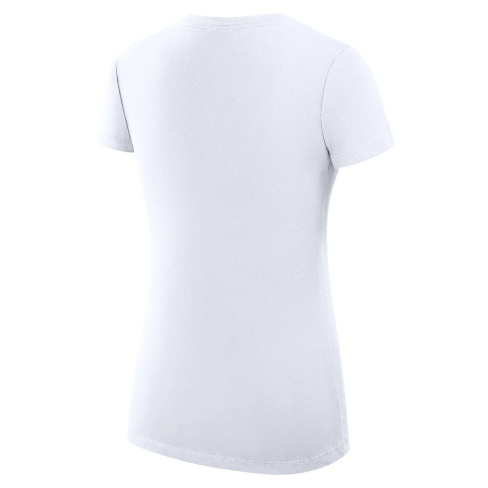 Atlanta Braves G-III 4Her by Carl Banks Women's Super-Slim Fit Lightweight City Graphic V-Neck T-Shirt - White T-shirts