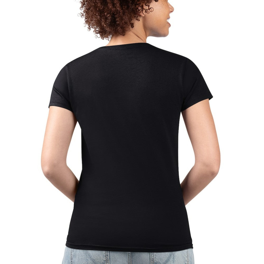 San Francisco Giants G-III 4Her by Carl Banks Women's Super-Slim Fit Lightweight City Graphic V-Neck T-Shirt - Black T-shirts